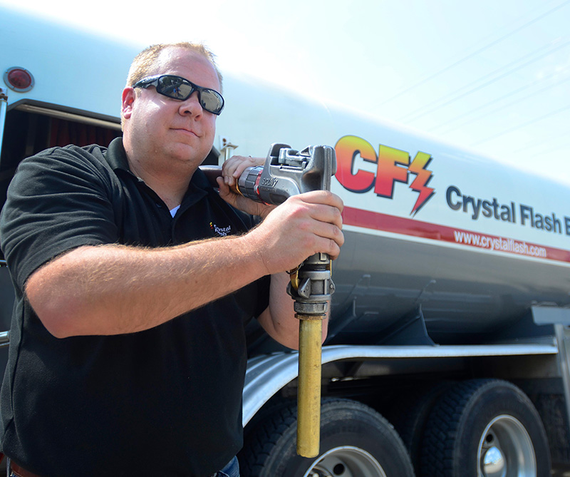 Crystal Flash delivers fuel