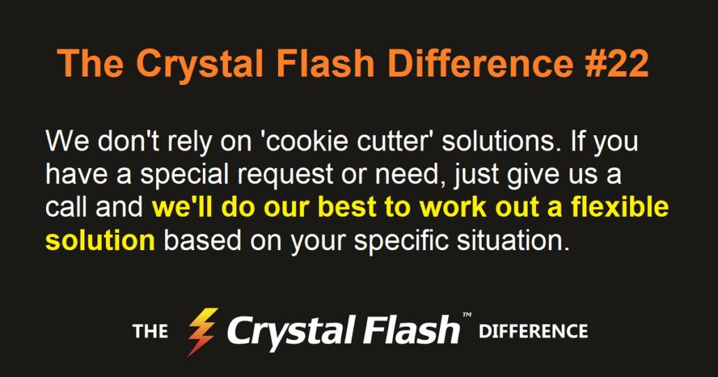 The Crystal Flash Difference